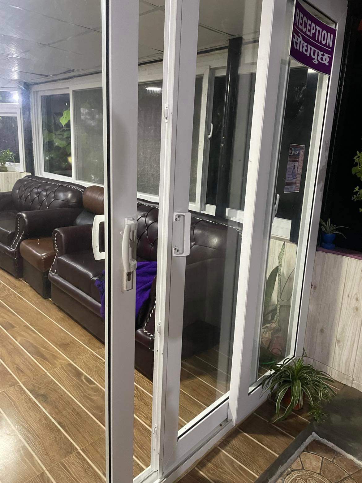See through door